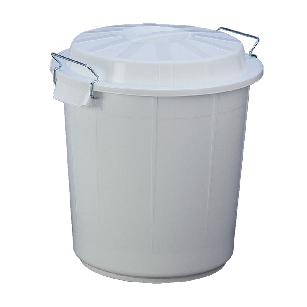 CUBO BASURA 50L BLANCO DENOX
