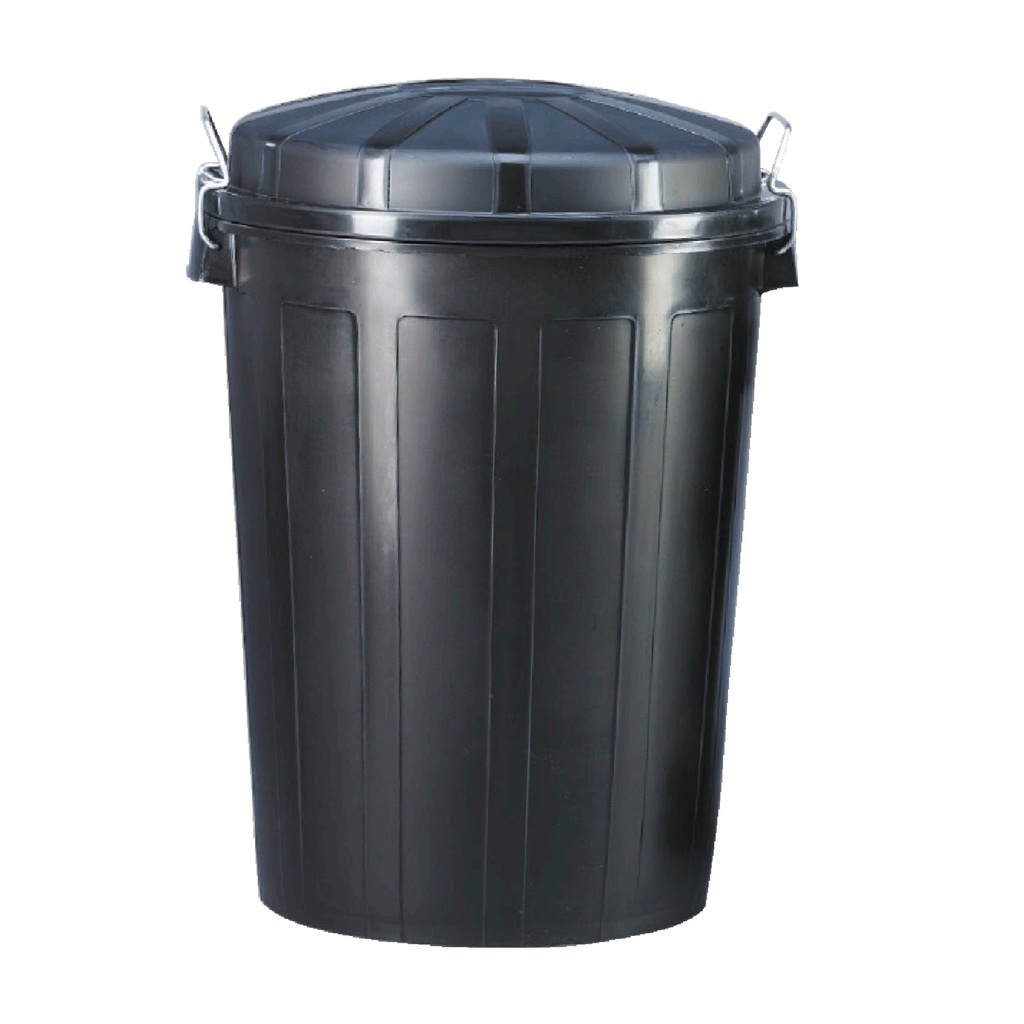 CUBO BASURA 95L NEGRO DENOX