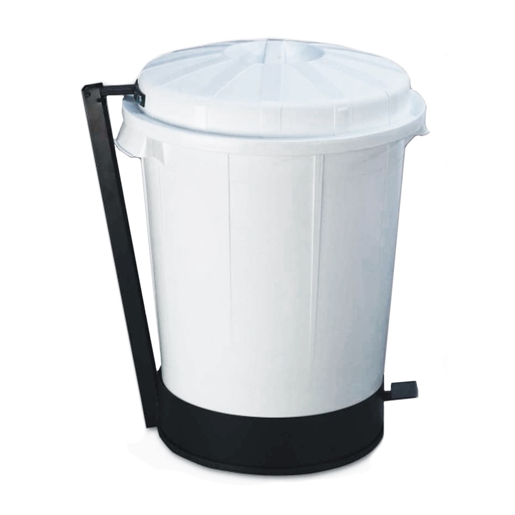 CUBO GOLIAT 50L BLANCO CON PEDAL