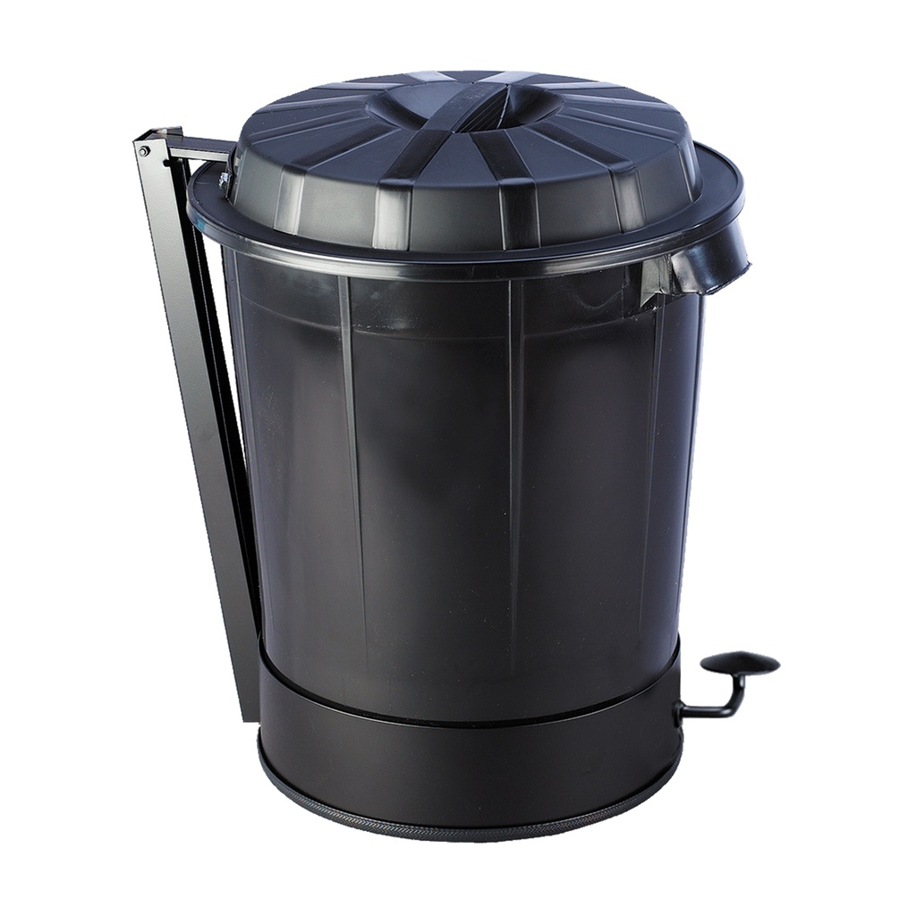 CUBO GOLIAT 50L. NEGRO CON PEDAL