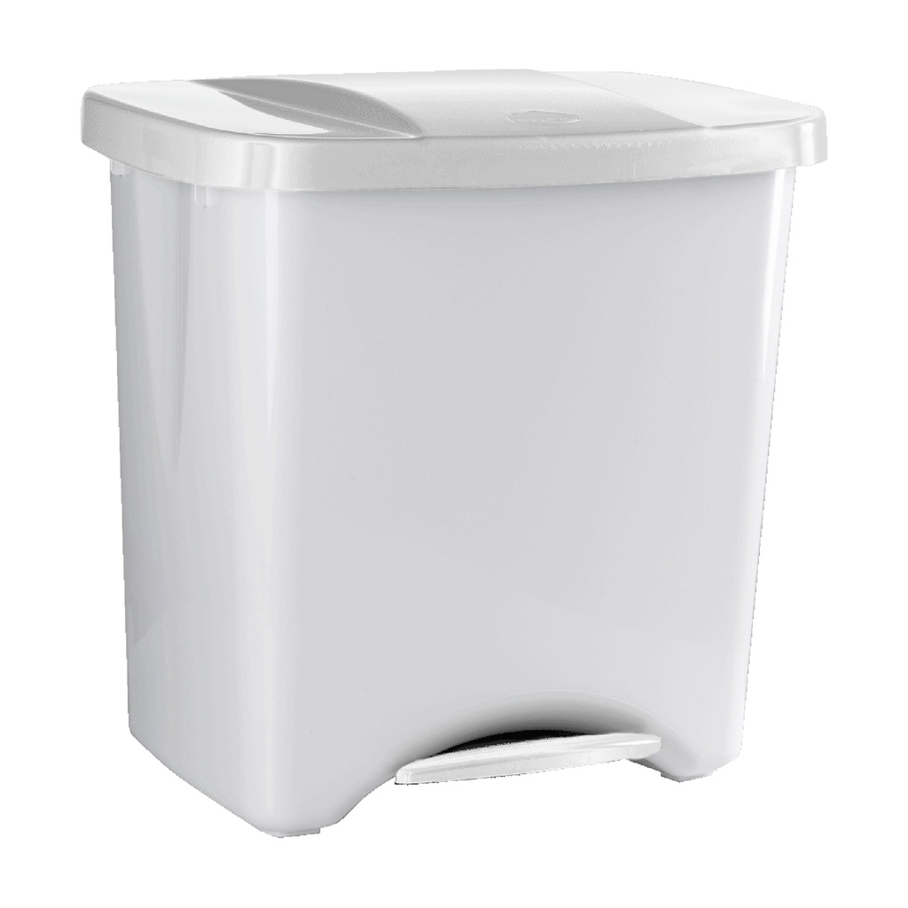 CUBO PEDALBIN ECOLOGICO 50L BLANCO