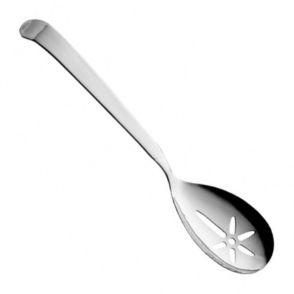 CUCHARA BUFFET PERFORADA 30CM INOX