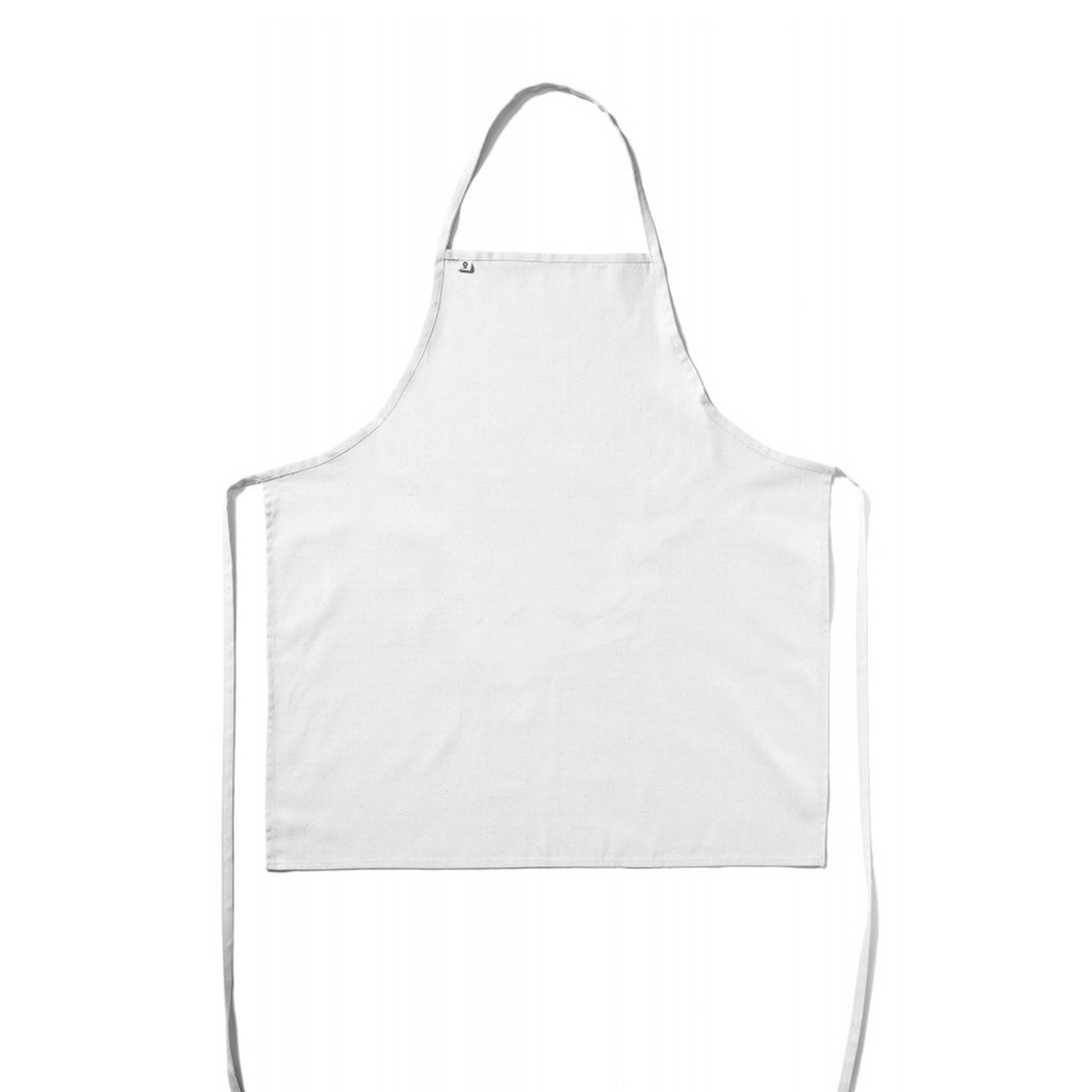 DELANTAL PETO BLANCO 75X90 ALGODON