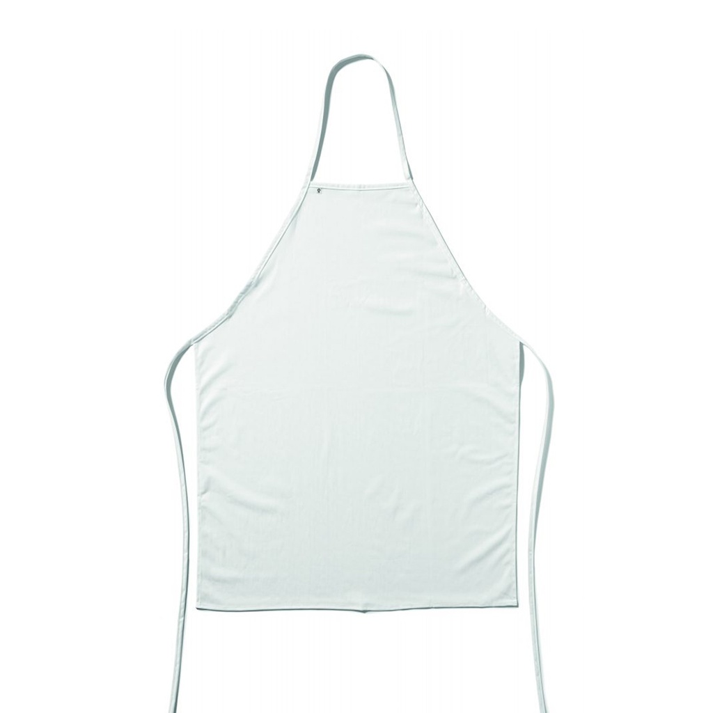 DELANTAL PLASTIFICADO BLANCO 75X90