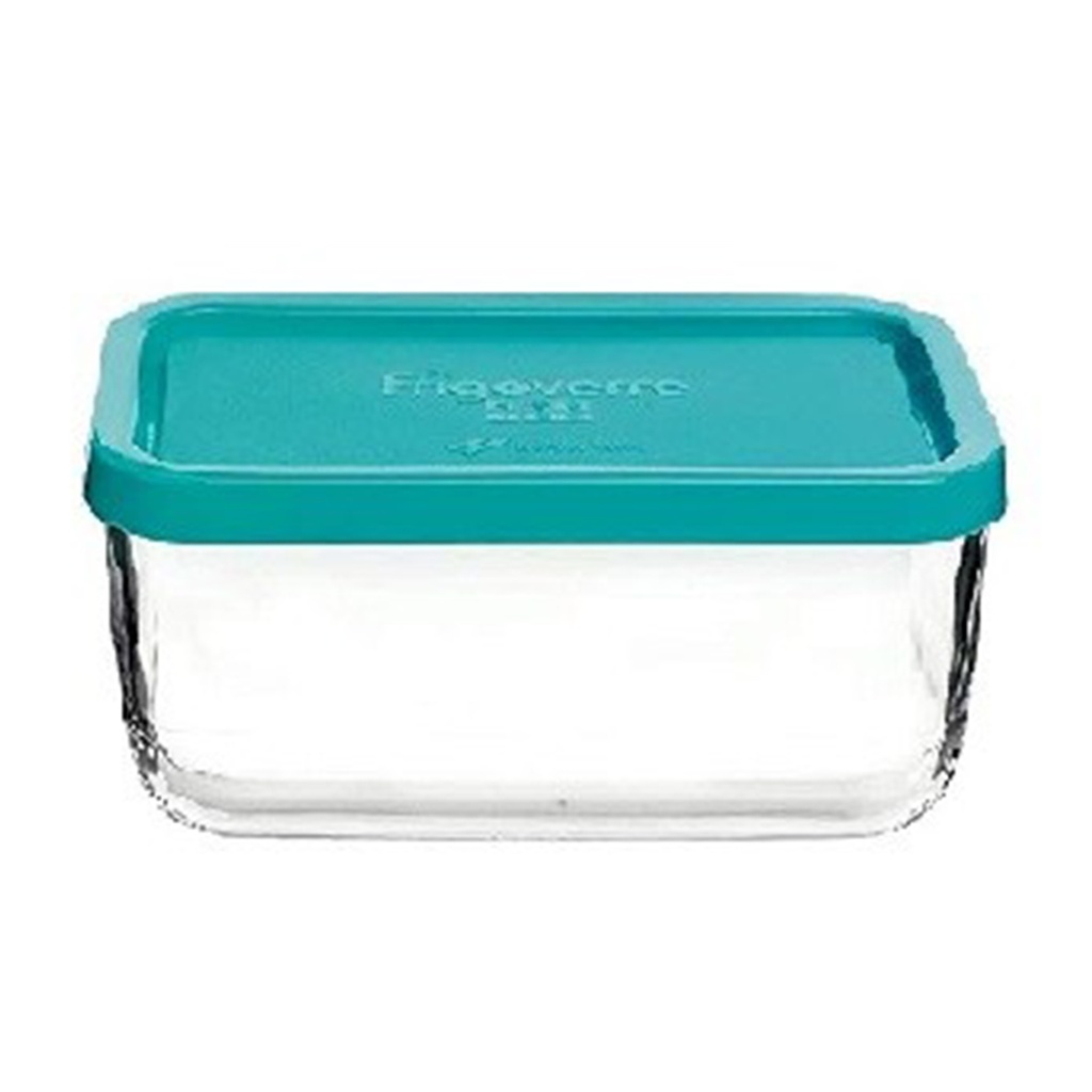 FRIGOVERRE HERMETICO VIDRIO 10X7X5 15CL AZUL