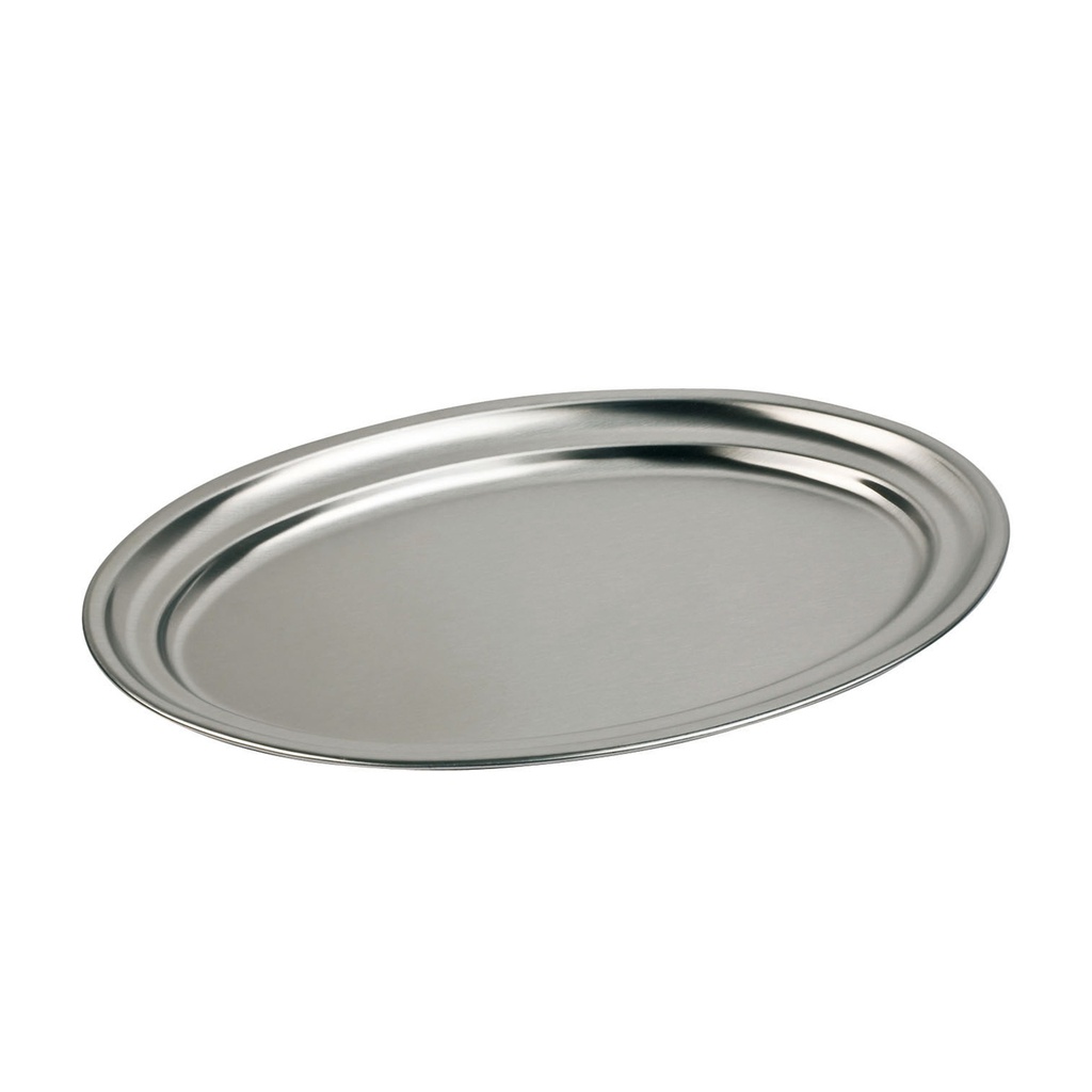 FUENTE OVAL INOX 18% 70X45 CM 59054 INOXIBAR