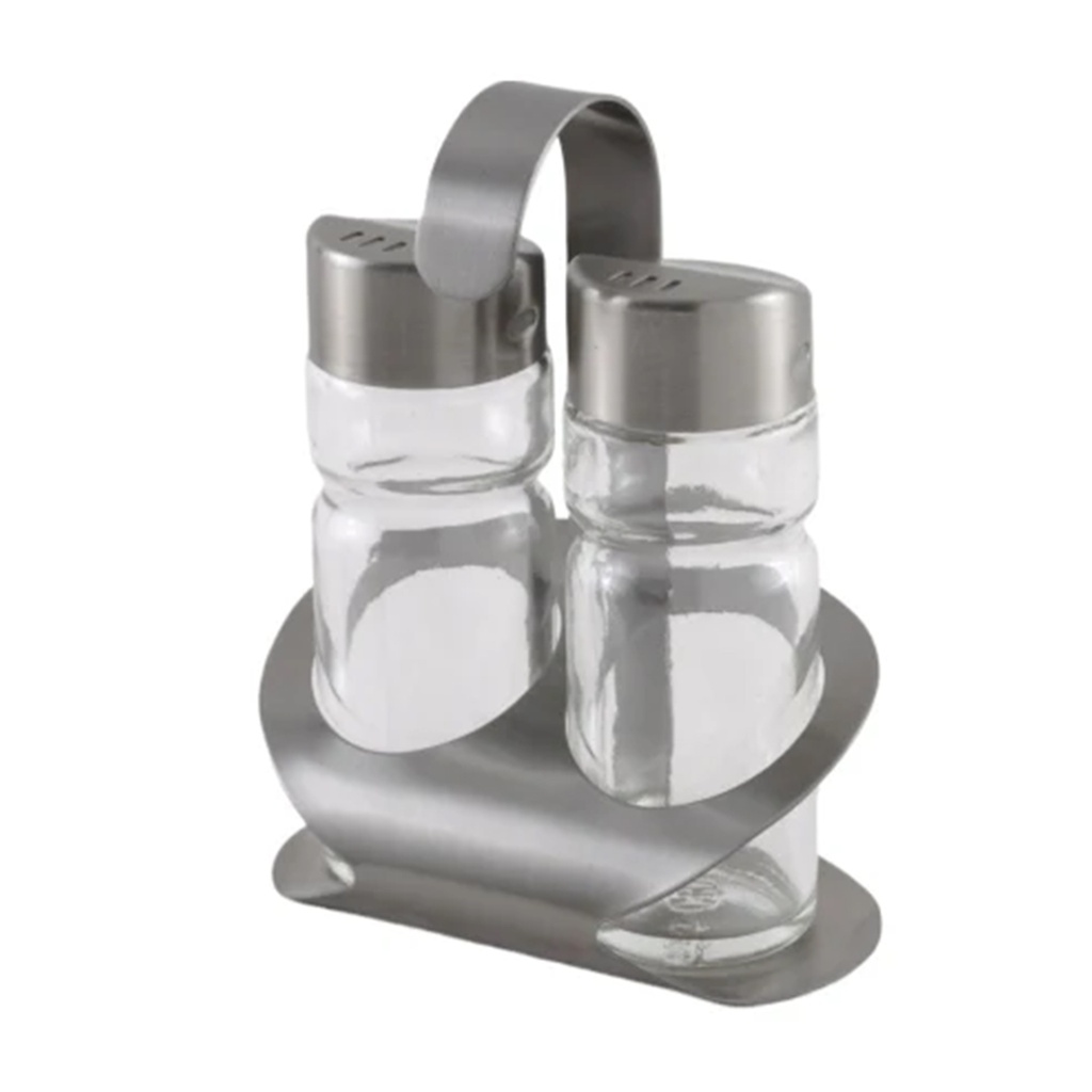 JUEGO 2P PIMENTERO-SALERO INOX SABOR MONIX
