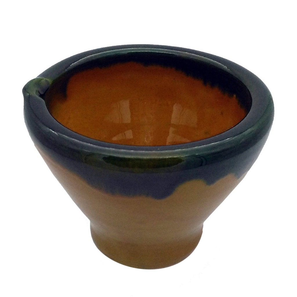 MORTERO BARNIZ 14CM AMARILLO Nº 2