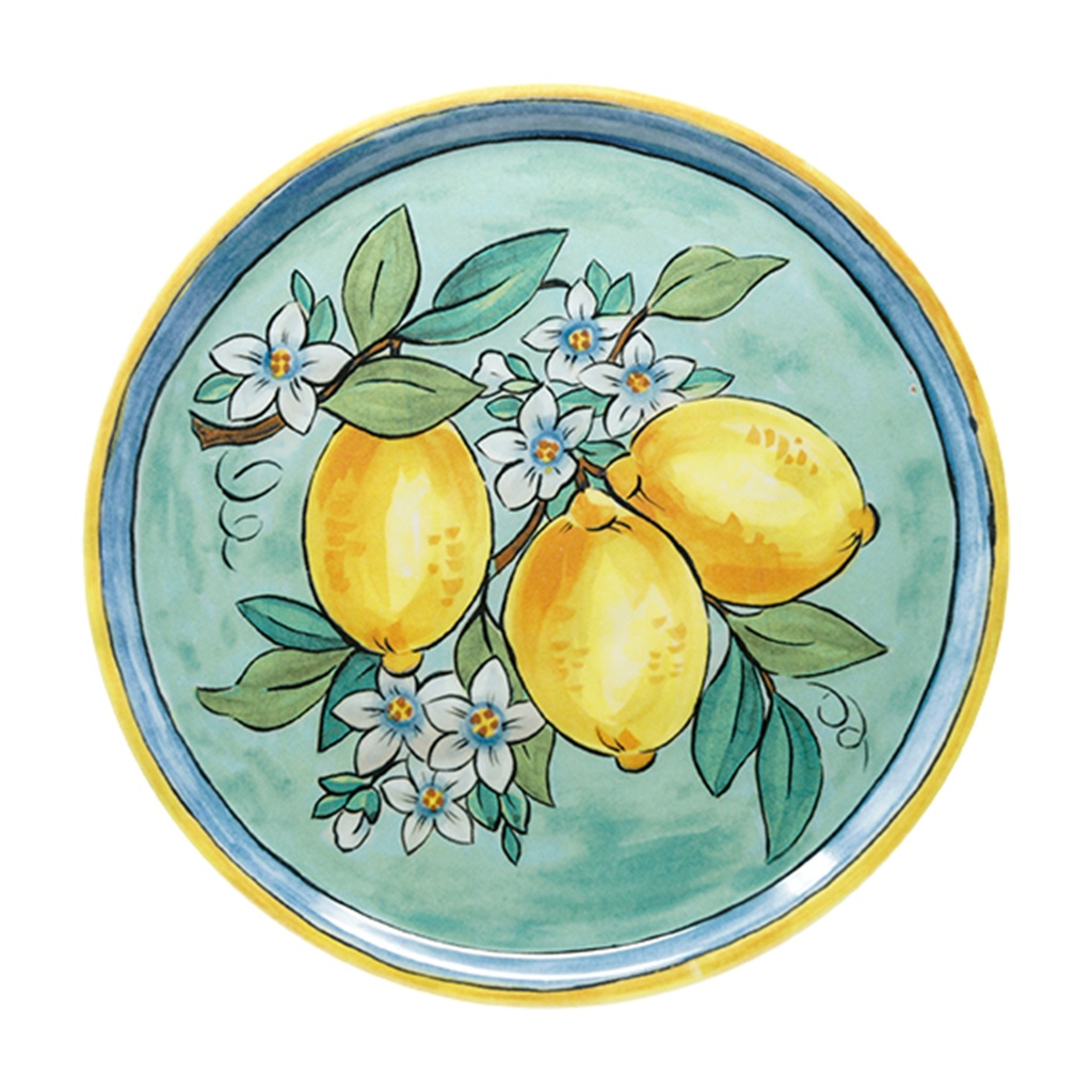 NAPOLI PLATO PIZZA/PRESENT 33CM LEMON