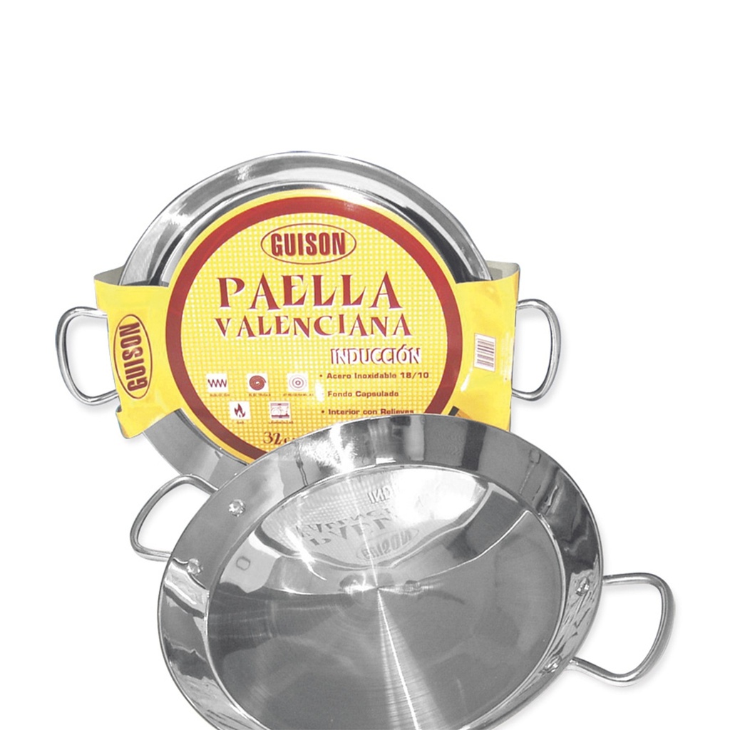 PAELLERA 32cm.5R. INOX INDUCCION