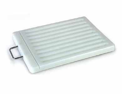 TABLA CORTA-PAN POLIET 40X30X2,5 BLANCA