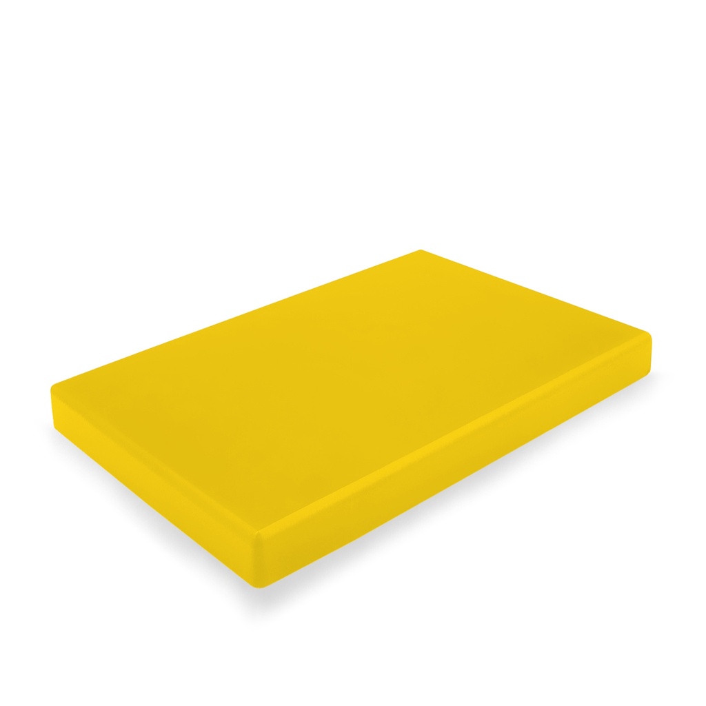 TABLA CORTE POLIET 60X40X3 AMARILLO