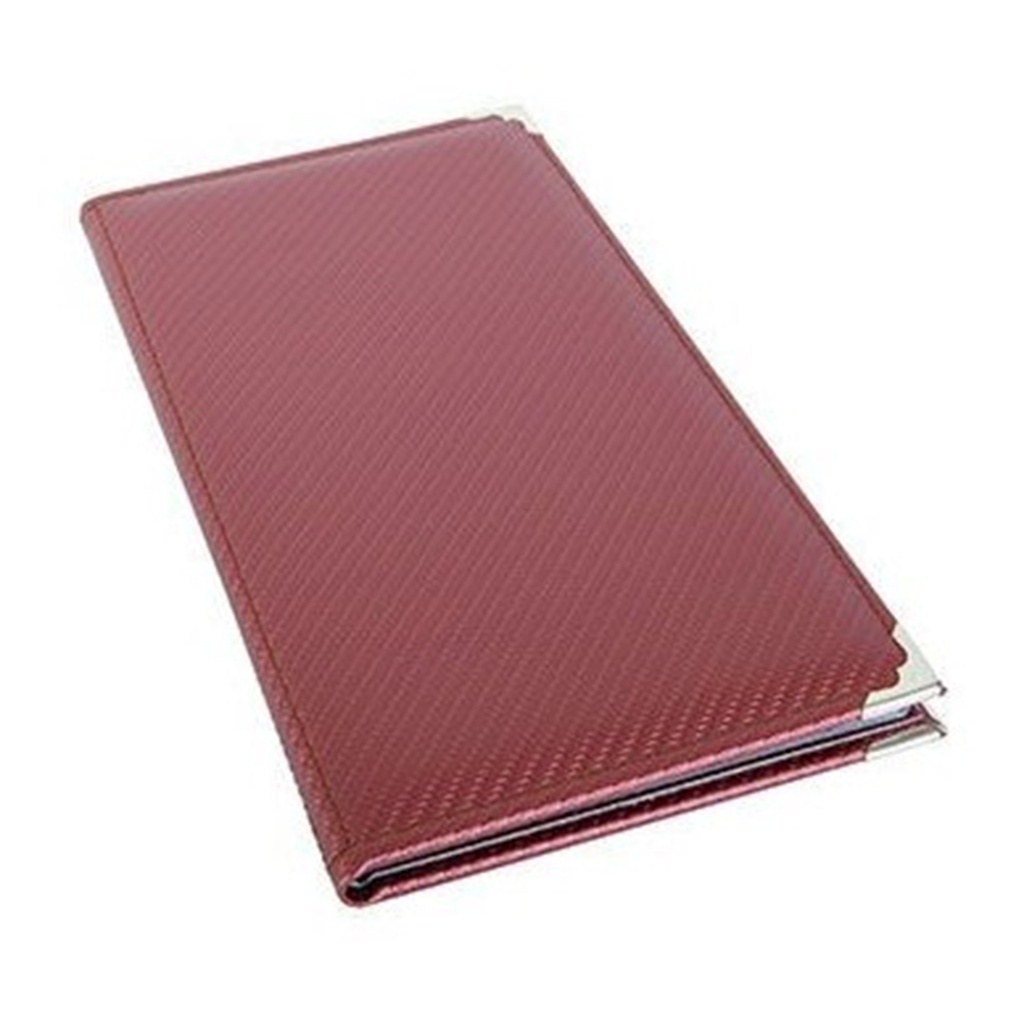 ZZ CARTA PEQUEÑA ECO 28X15 GRANATE 4 HOJAS