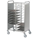 Escalera de rejillas "universal" 2x 12 niveles