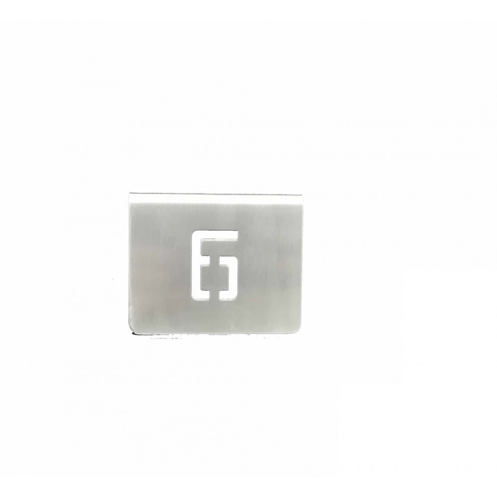 ZZ NUMERO MESA INOX Nº 06