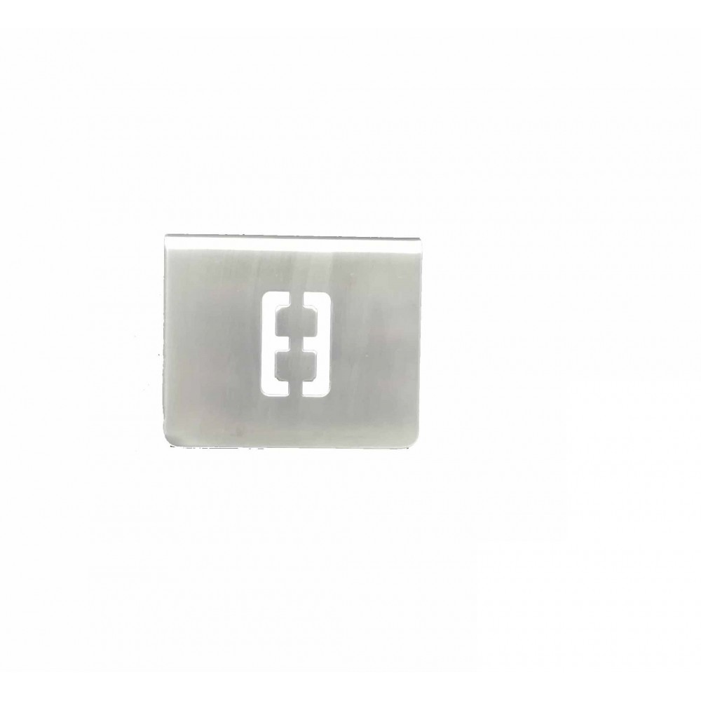 ZZ NUMERO MESA INOX Nº 08