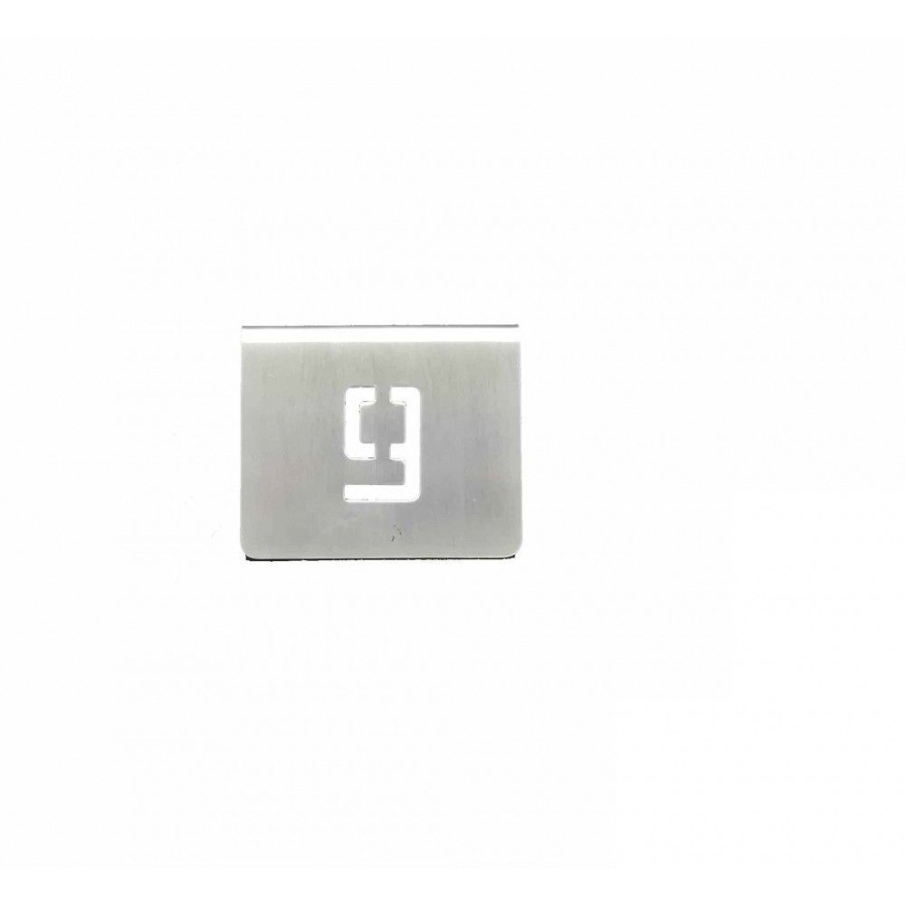 ZZ NUMERO MESA INOX Nº 09