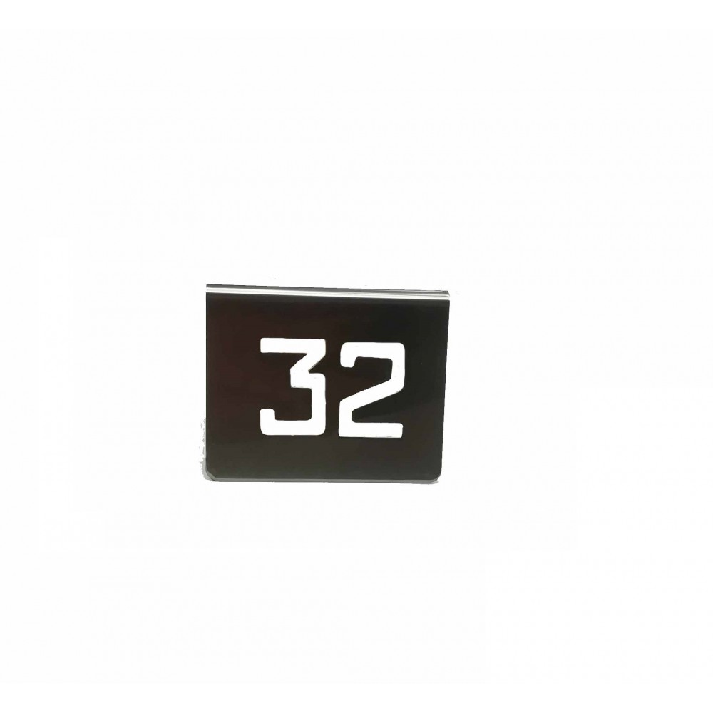 ZZ NUMERO MESA INOX Nº 32