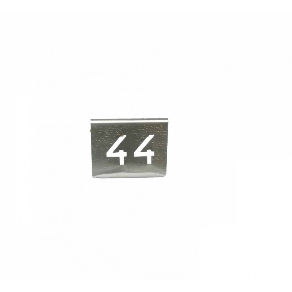 ZZ NUMERO MESA INOX Nº 44
