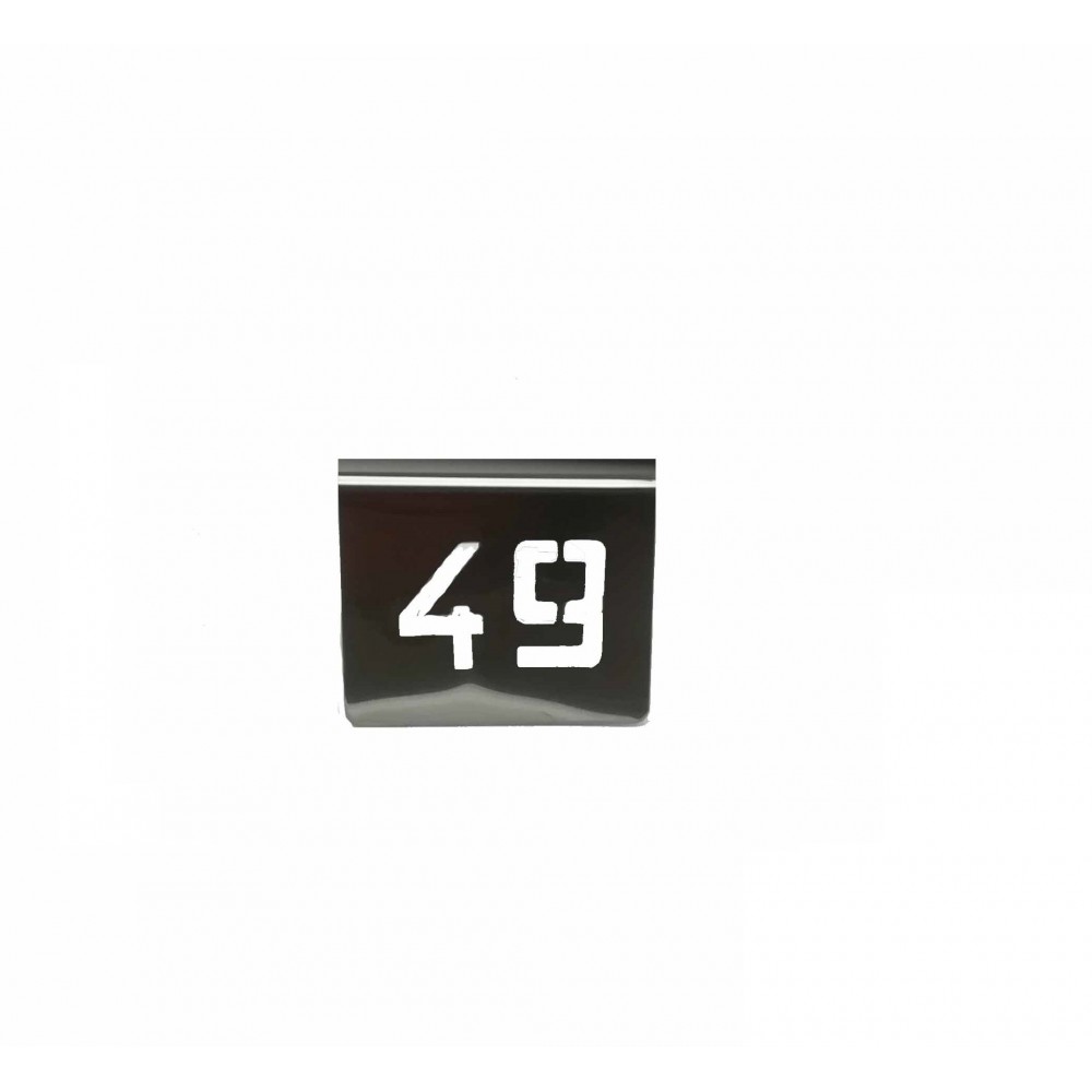 ZZ NUMERO MESA INOX Nº 49