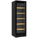 Ventilado armario para vinos, 382 litros - 5 niveles - sin marco - NEGRO