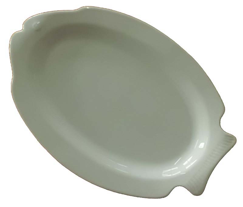 [1010003] ZZ PLATO PEZ 37X25 PORCELANA 3013370