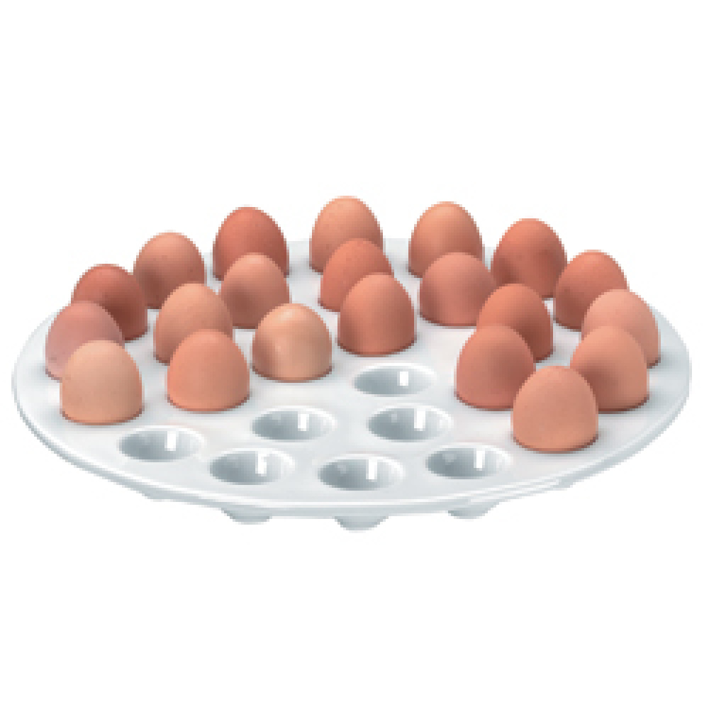 Plato 28 huevos en porcelana para DA/RTR