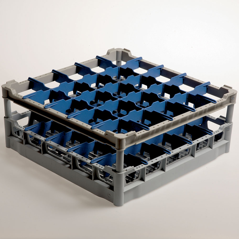 Cesta 25 vasos Ø 90 mm, h165 "inclinado", Polyp.