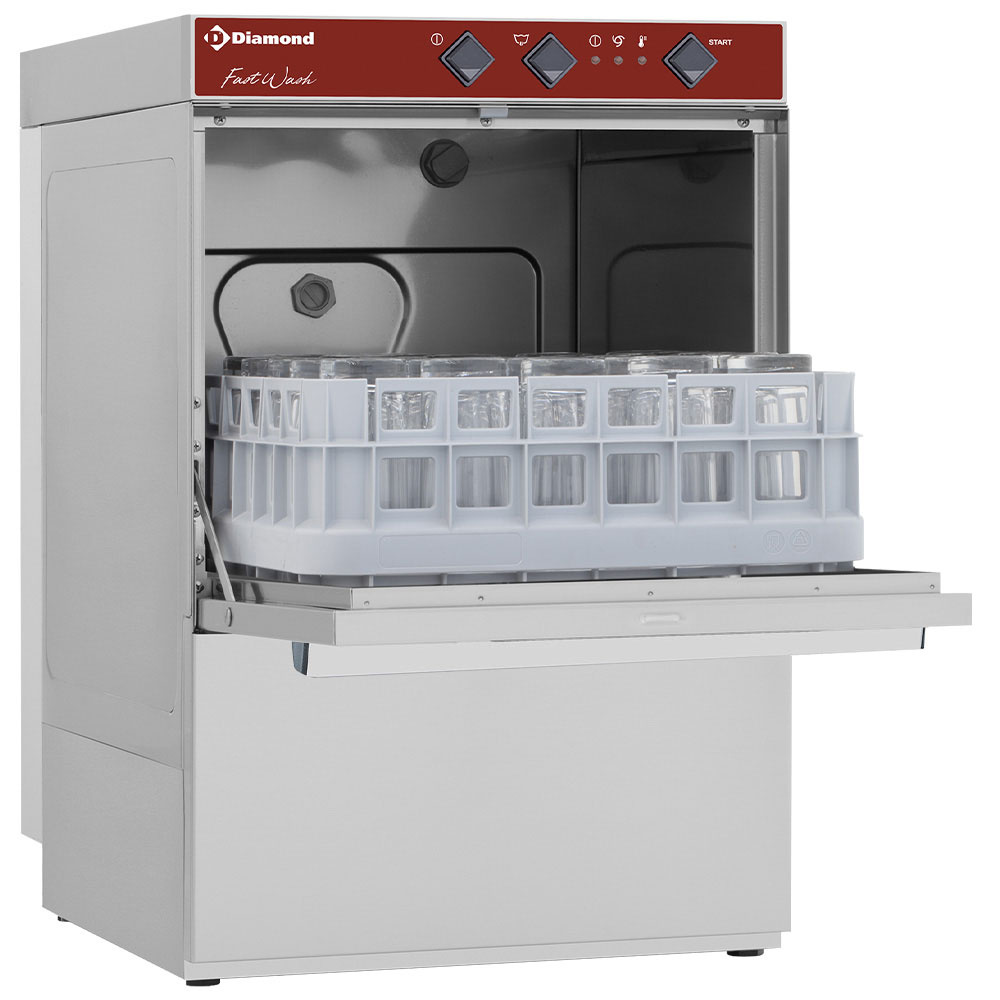 Lavavasos cesta 400x400 mm + bomba de descarga