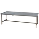 Mesa de clasificación (derecha) con agujero para la basura