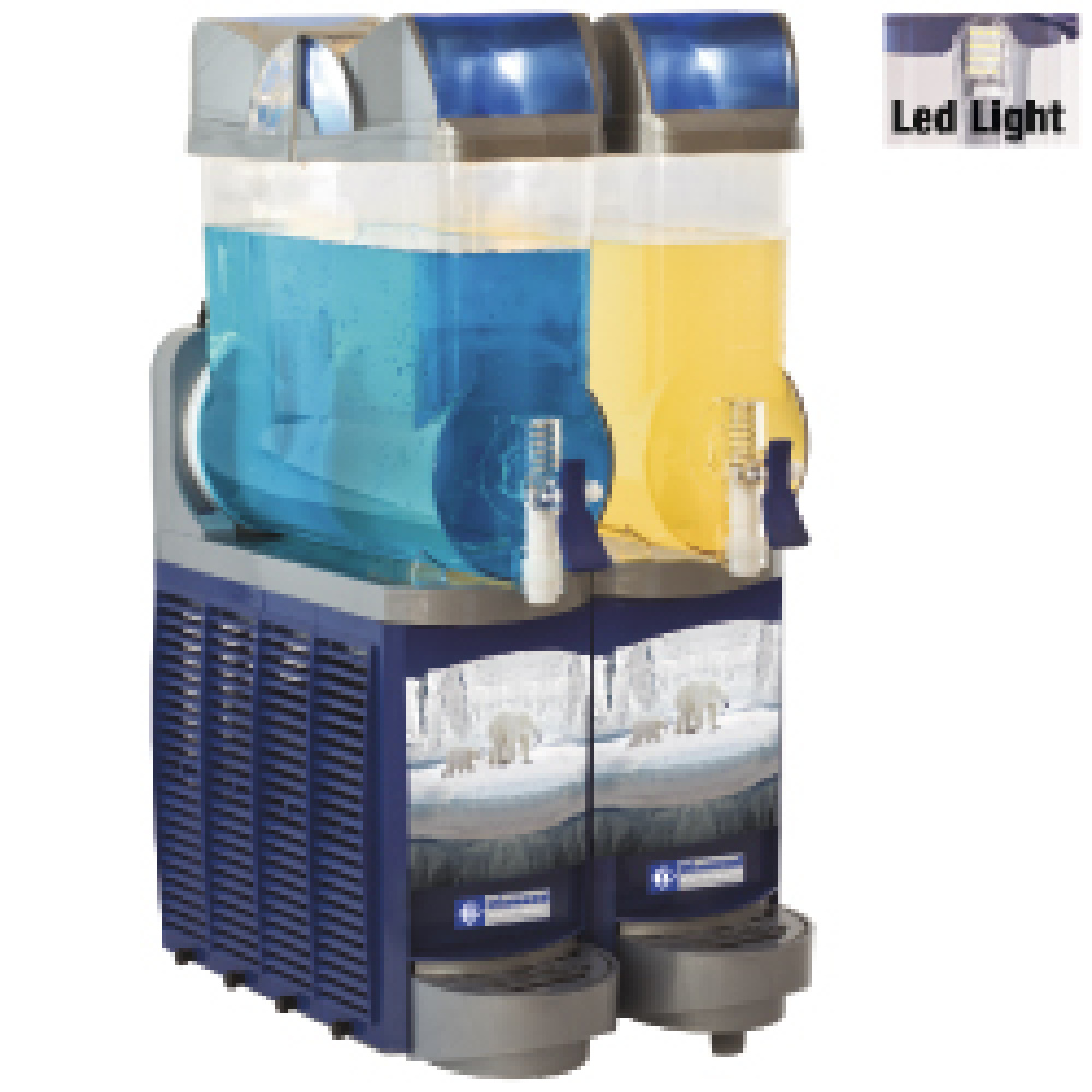 Dispensador de bebida enfriada, 2x 14 Lt.