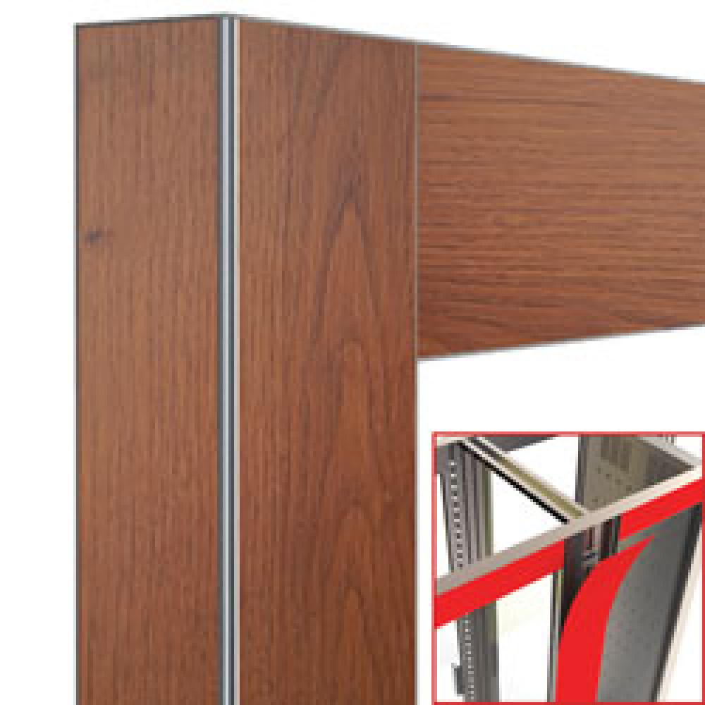 Decoracion exposidor 2x530lt Roble -magnetico