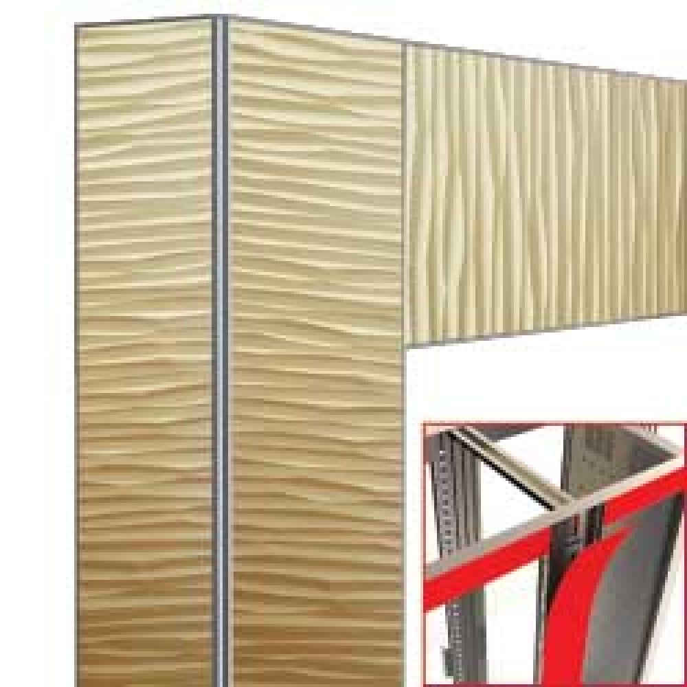 Decoracion exposidor 2x216lt onda de oro -magnetico