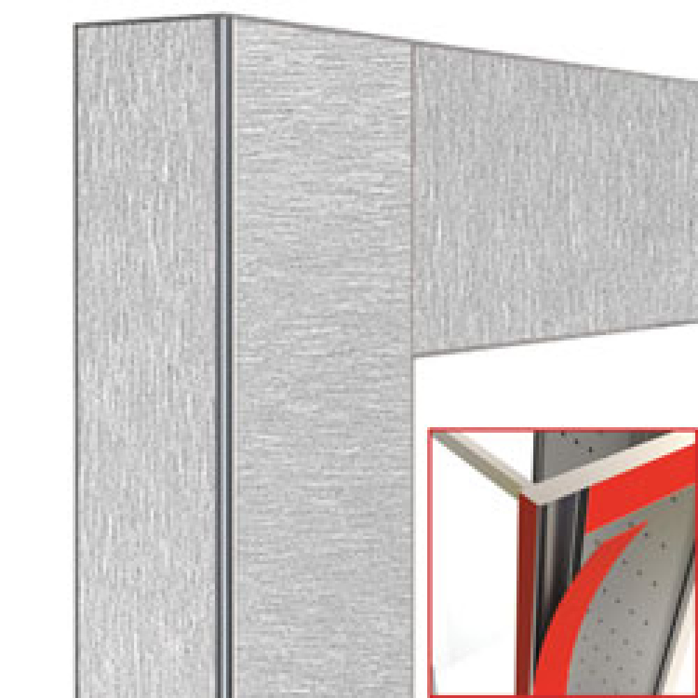 Decoracion exposidor 530lt Acero satén-magnetico