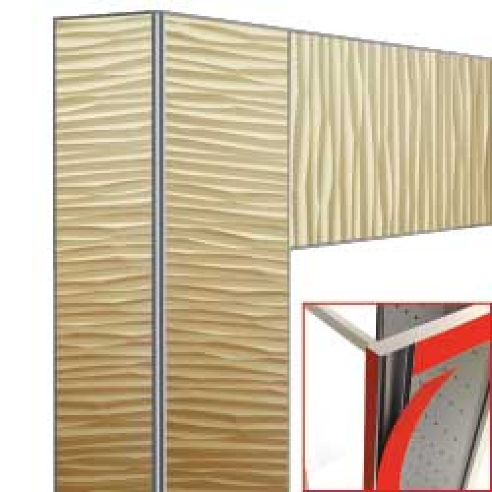 Decoracion exposidor 530lt onda de oro -magnetico