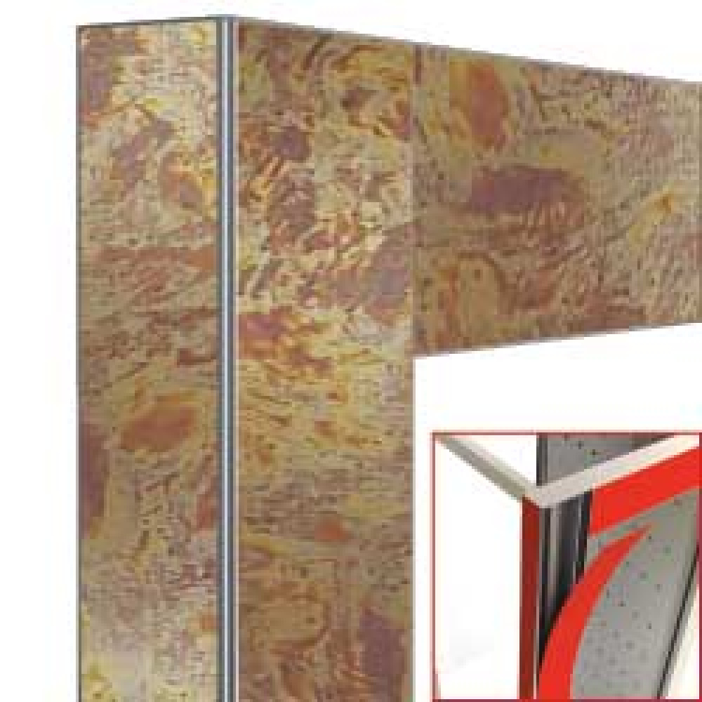 Decoracion exposidor 530lt cobre acidado -magnetico