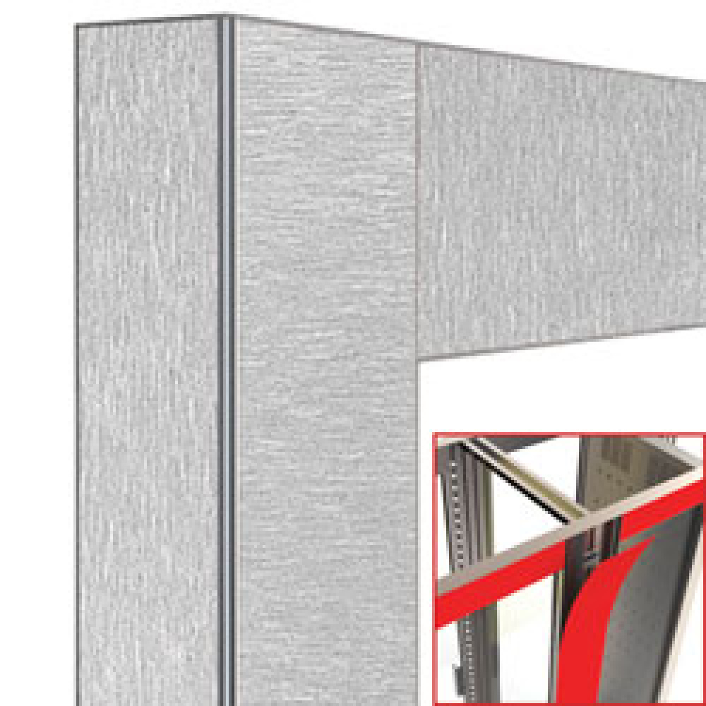 Decoracion exposidor 2x530lt Acero satén -magnetico