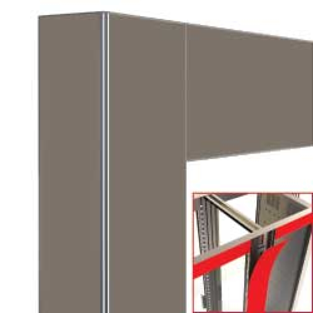 Decoracion exposidor 2x530lt monzón gris-magnetico