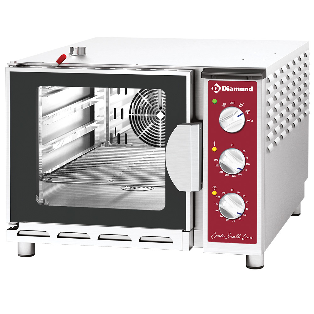 Horno eléctrico vapor-convección, 4x GN 1/1