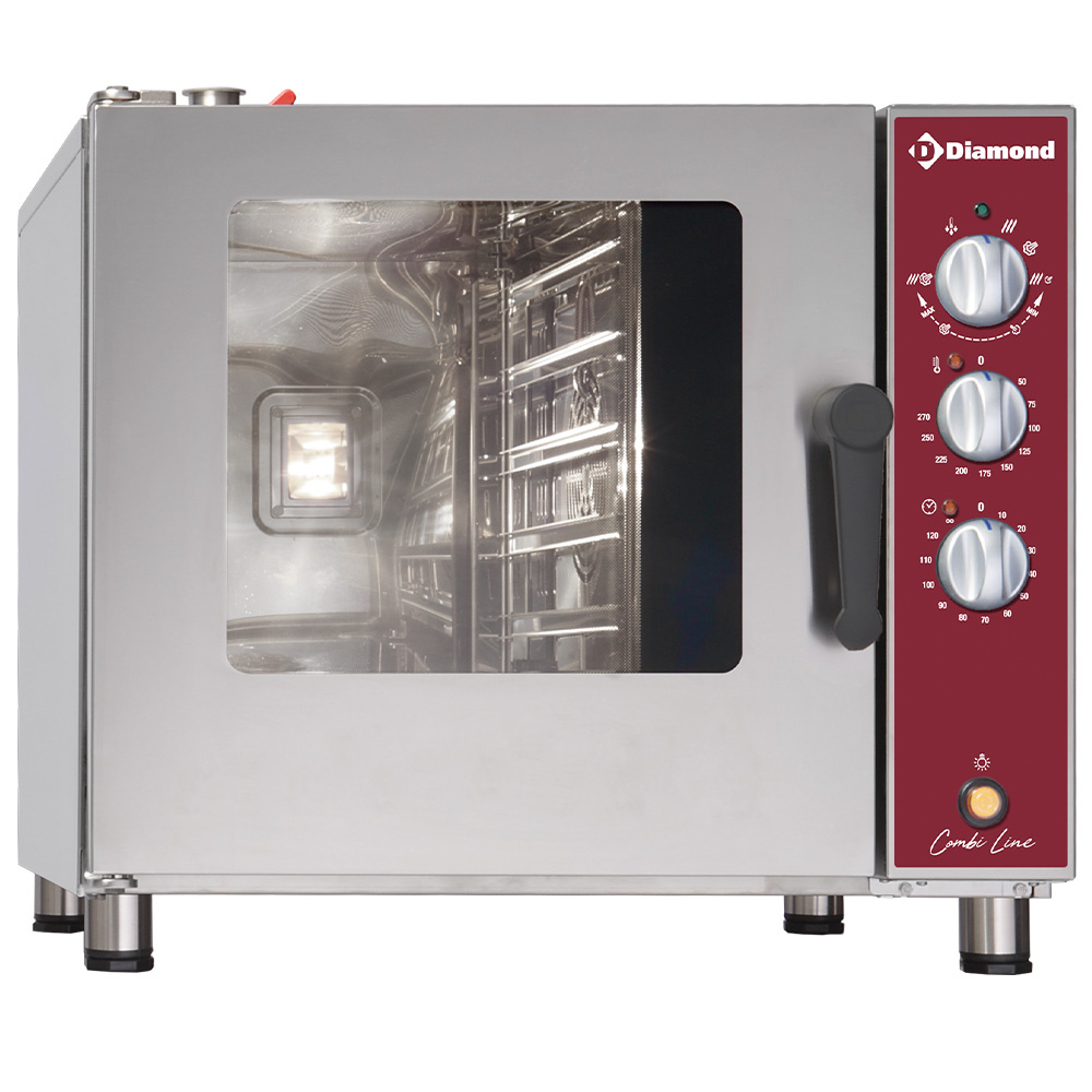 Horno eléctrico, vapor/convección, 5x GN 1/1