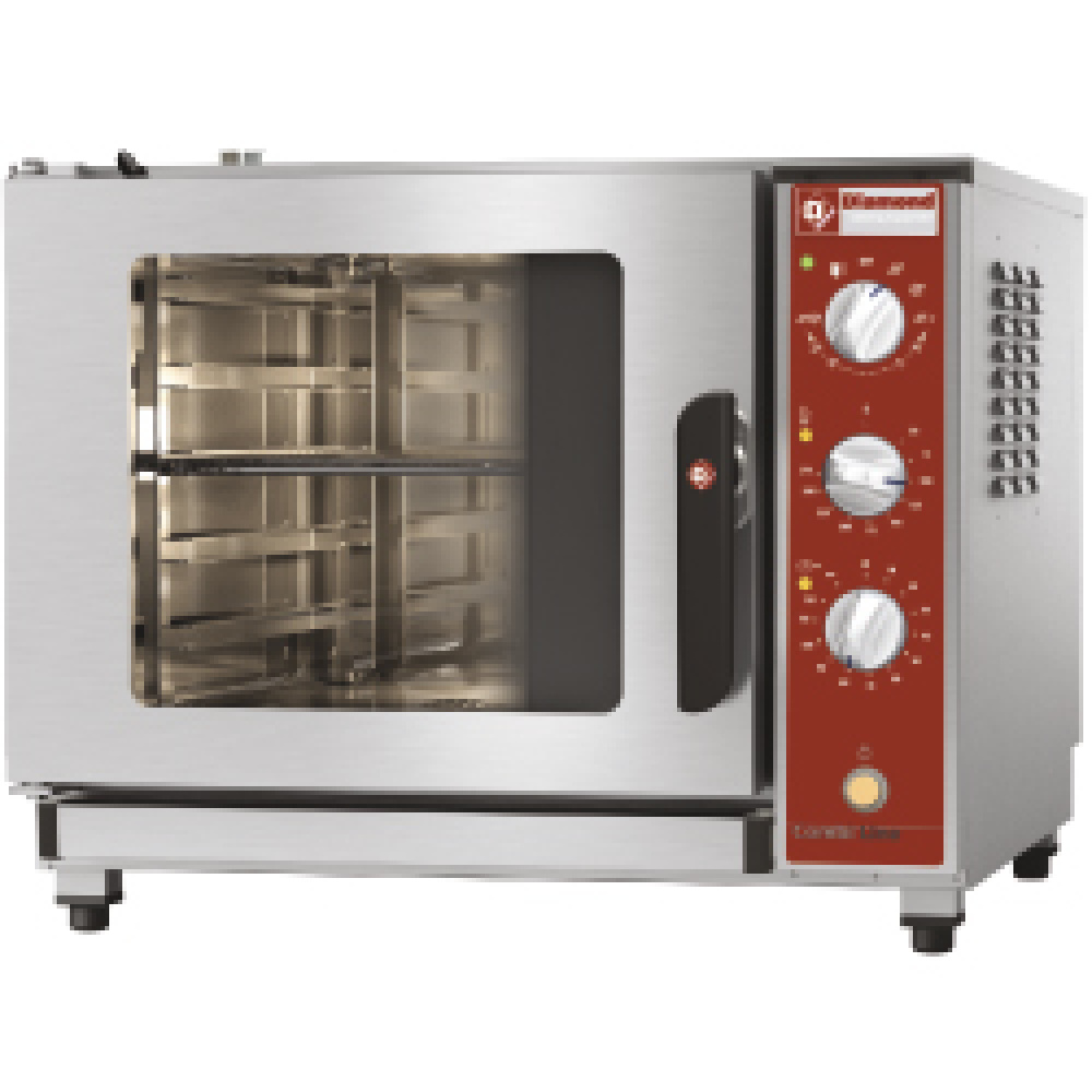 Horno eléctrico, vapor/convección, 5x GN 2/3 (353x325 mm)