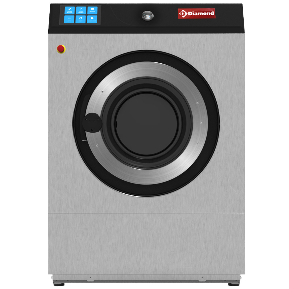 Lavadora a escurrido super, 23 kg "inox"