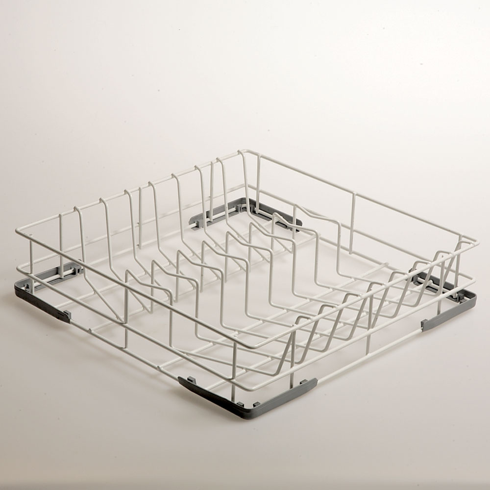 Cesta para 14 platos en acero rilsanisado