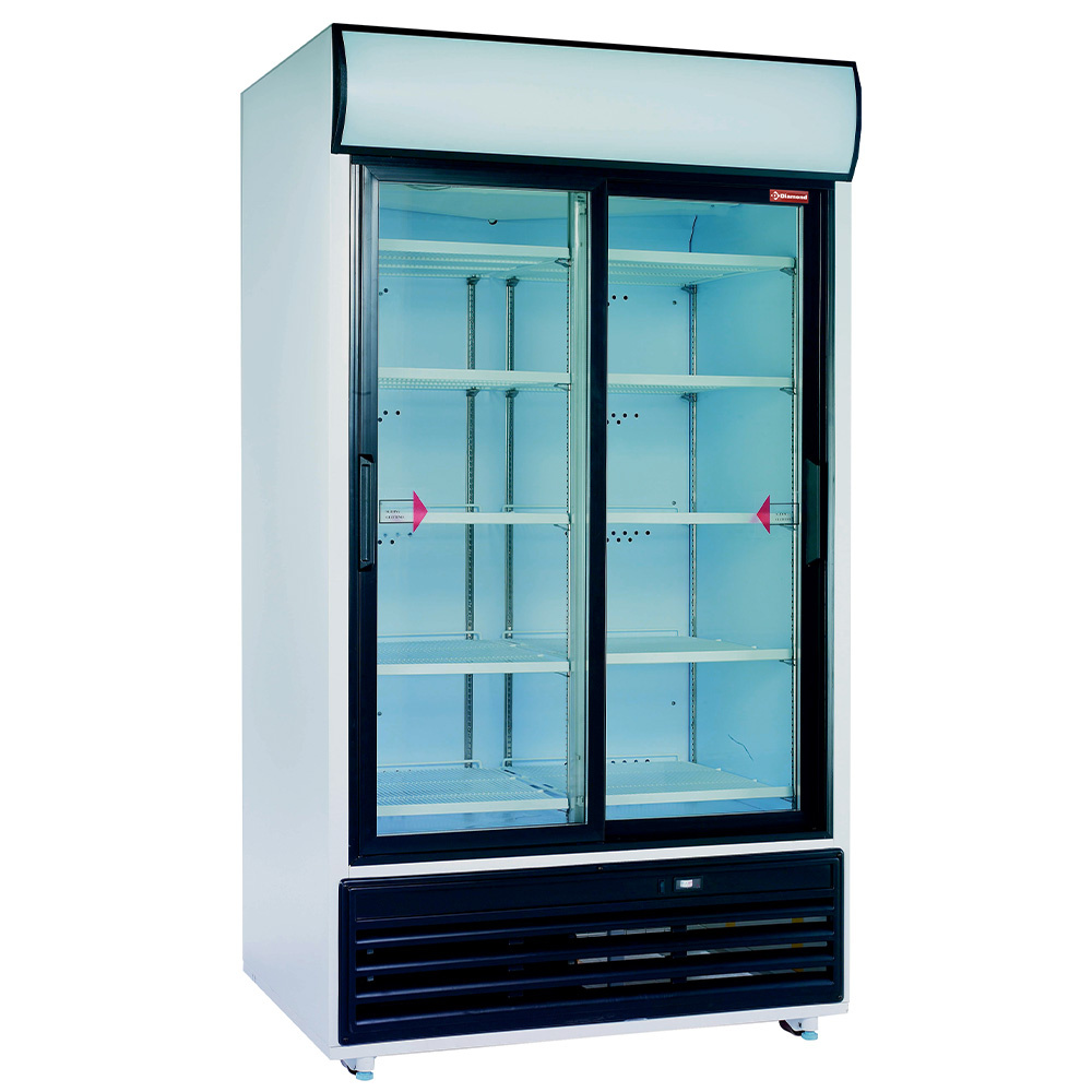 Vitrina temperatura positiva , 875 litros - caja luminosa