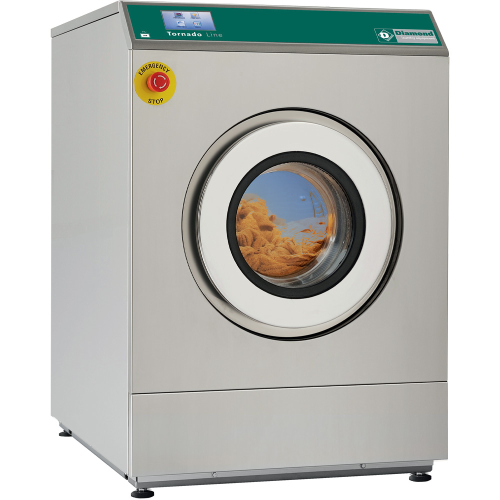 Lavadora fixa "inox" 11 kg, con timer