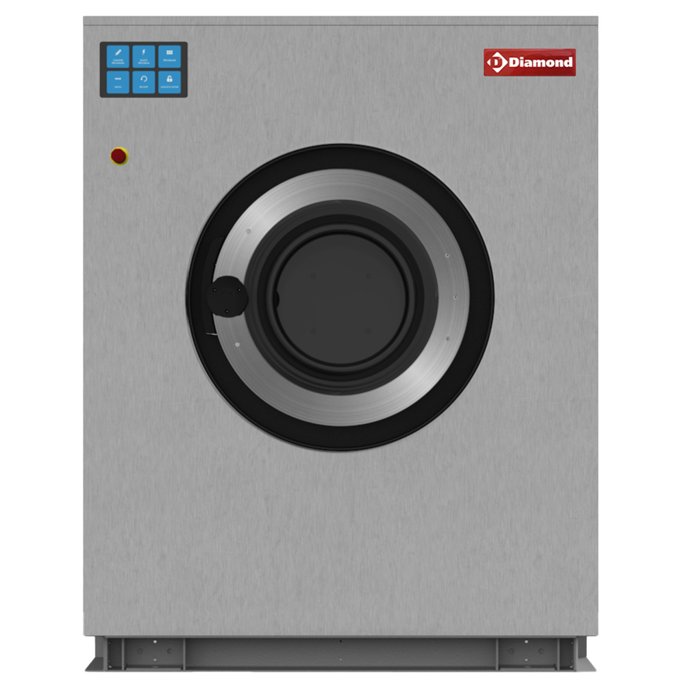 Lavadora fixa "inox" 30 kg, con TOUCH SCREEN