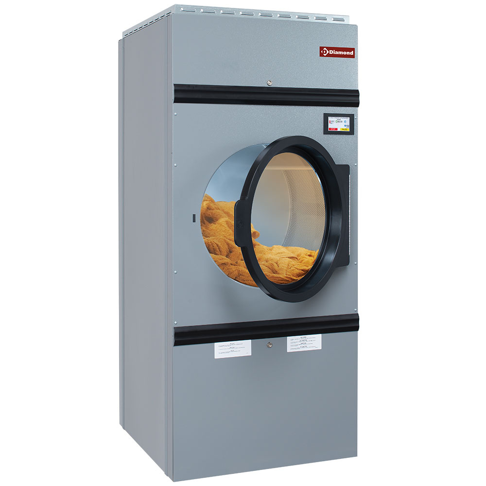 Secadora rotativa gas, capacidad 10 kg, con rotaciòn alternada TOUCH SCREEN