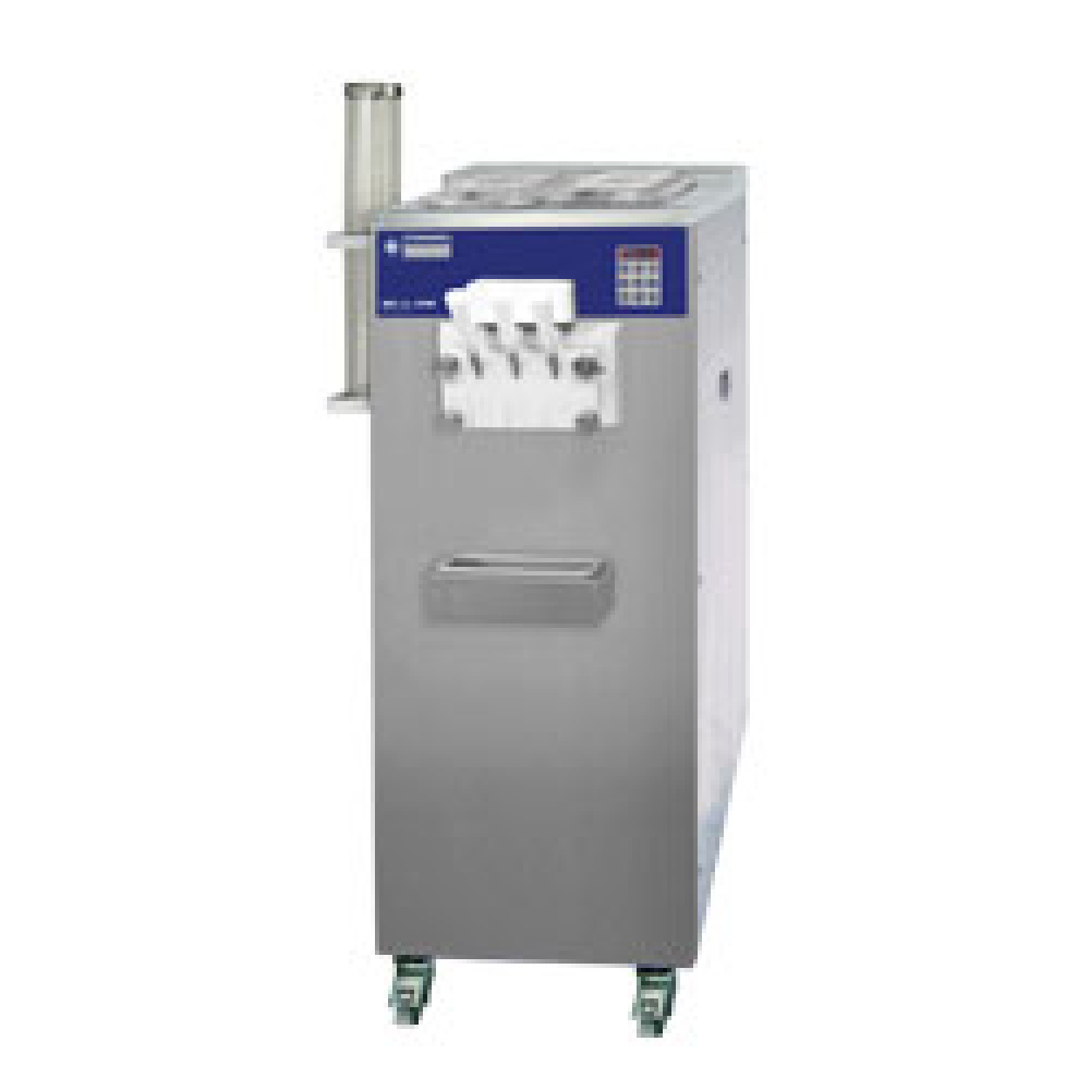 Soft ice-cream, 2 gustos + empenachador, 22.5 Kg/h, conden. de aire