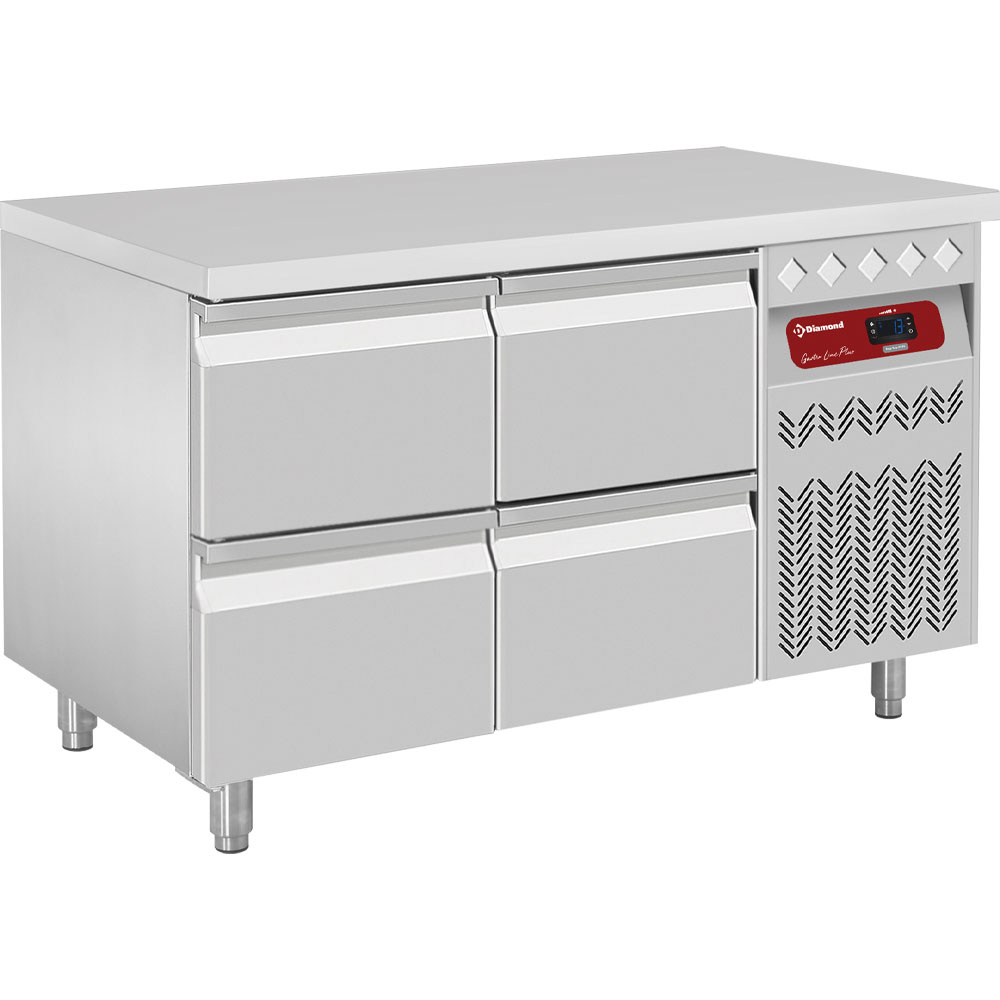 Mesa de refrigeración compuesta por :