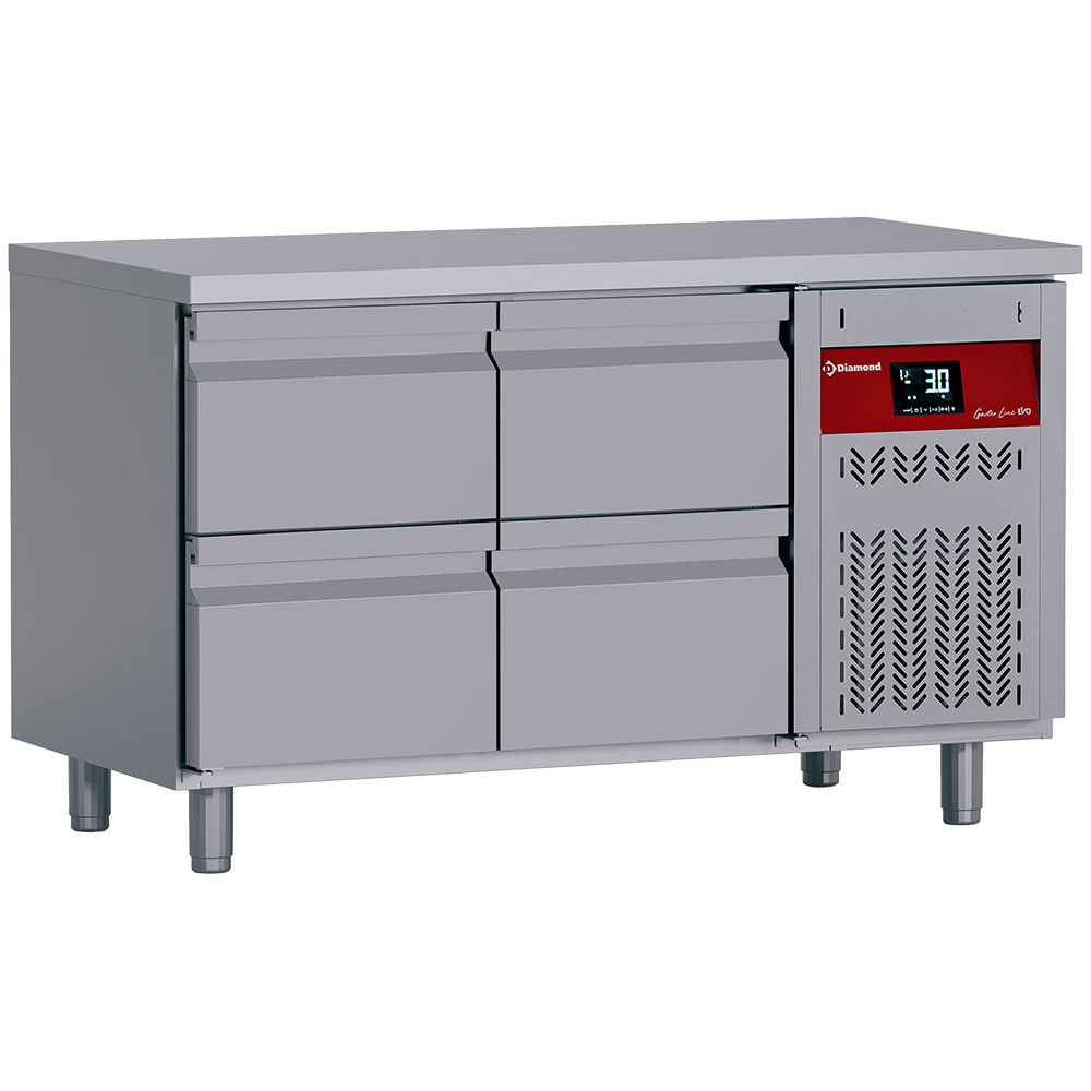 Mesa de refrigeración compuesta por :